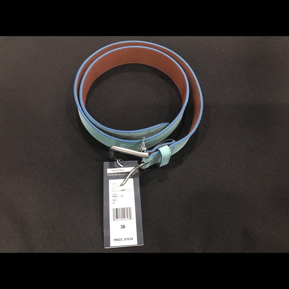 Vineyard Vines men’s belt Capri Blue